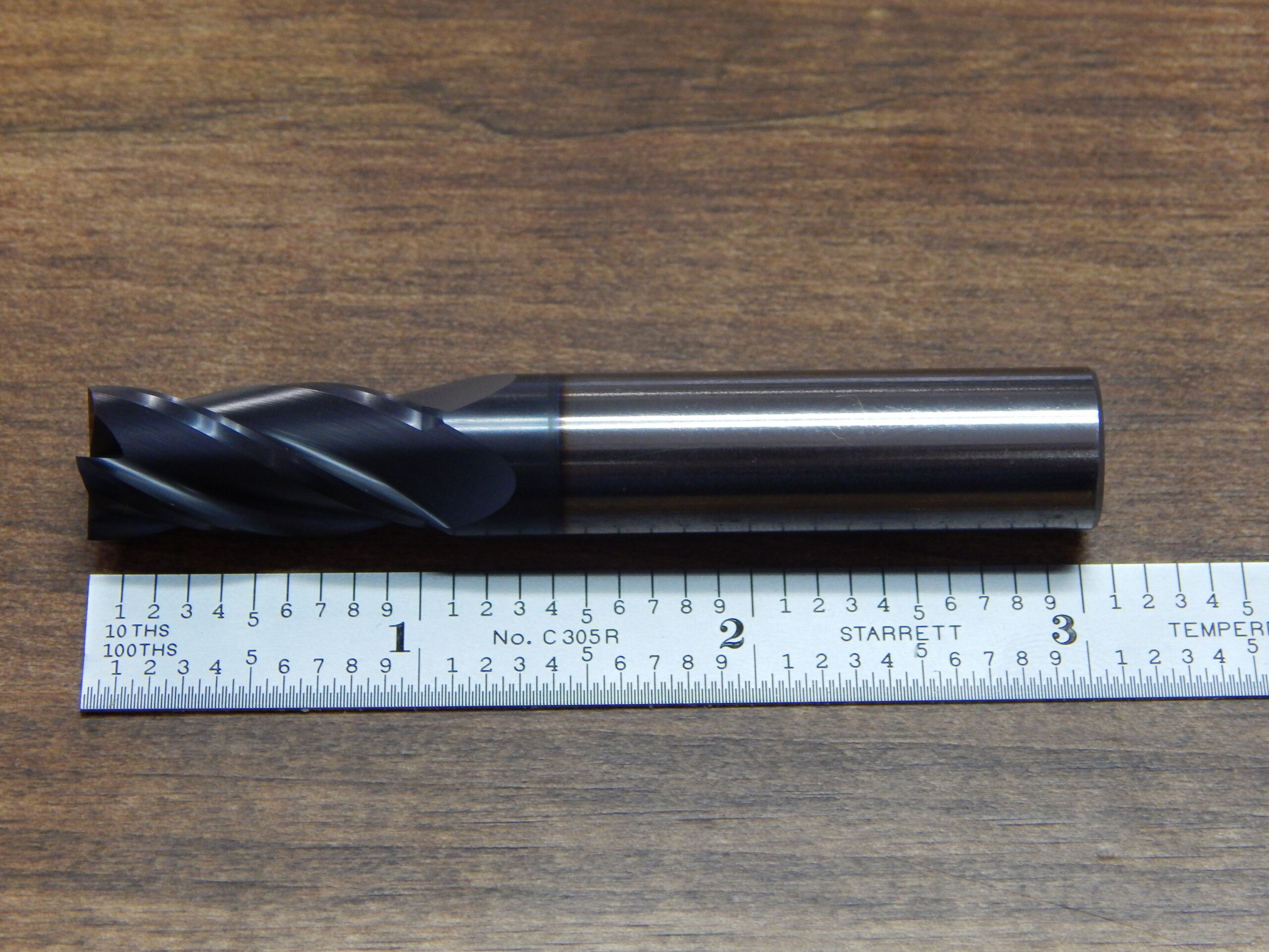 3/32" 4 FLUTE 142-0938-ALTIN COATED CARBIDE BALL END MILL !! 