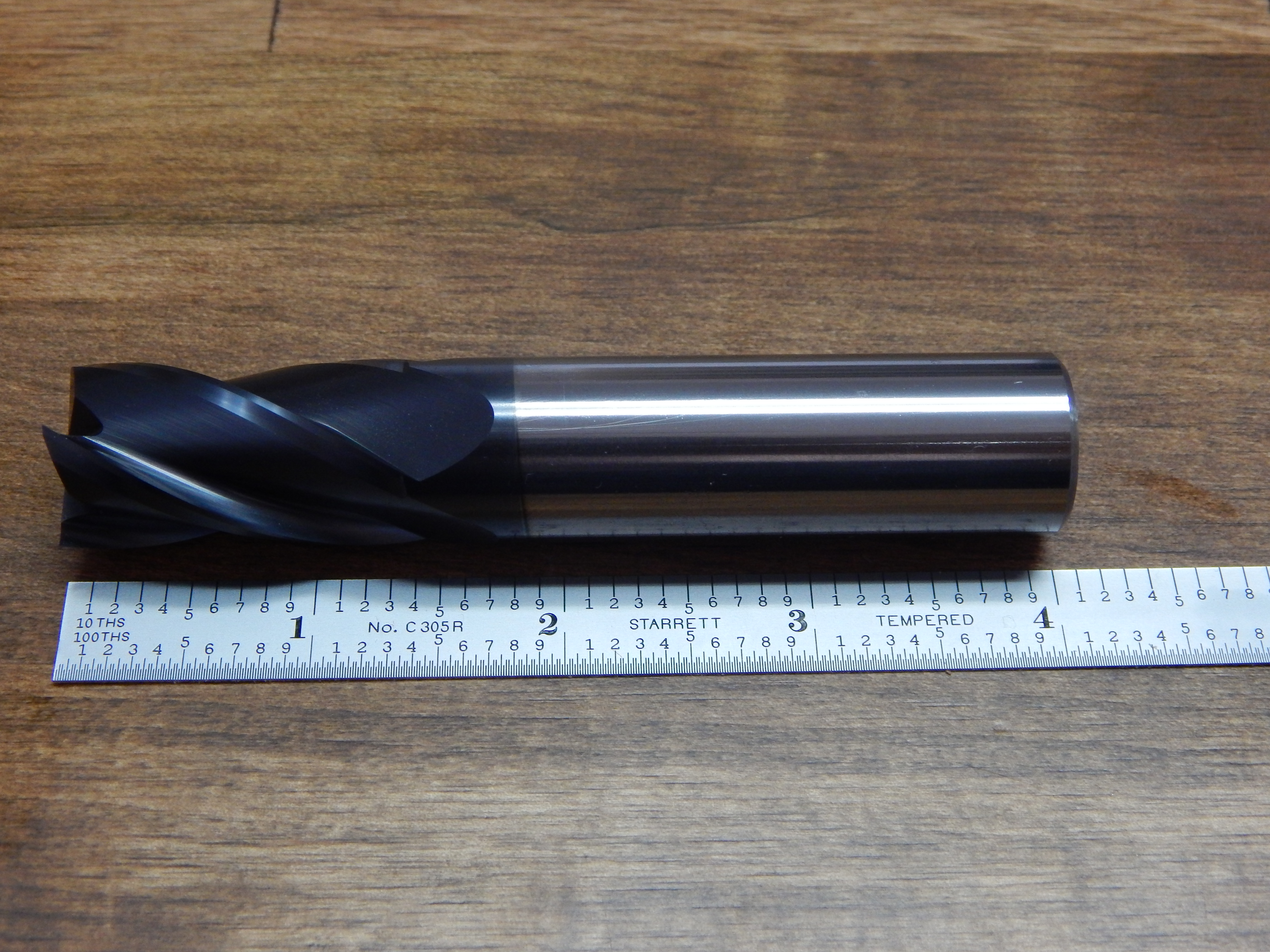 3/4 (.750) 4 Flute AlTiN Carbide End Mill Standard Cutting Solutions